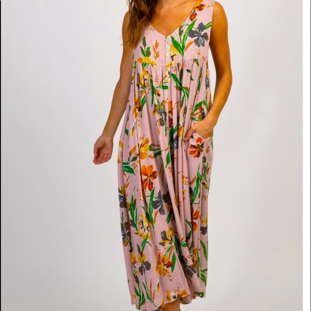 Easel Floral BoHo wide leg romper jumpsuit